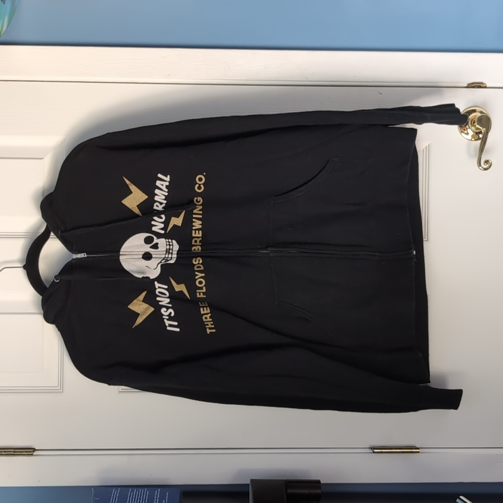 Three Floyds Brewing Company zip up hoodie size XL